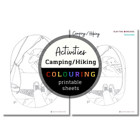 Set of 13 Activities Colouring Sheets ⌲ Printable