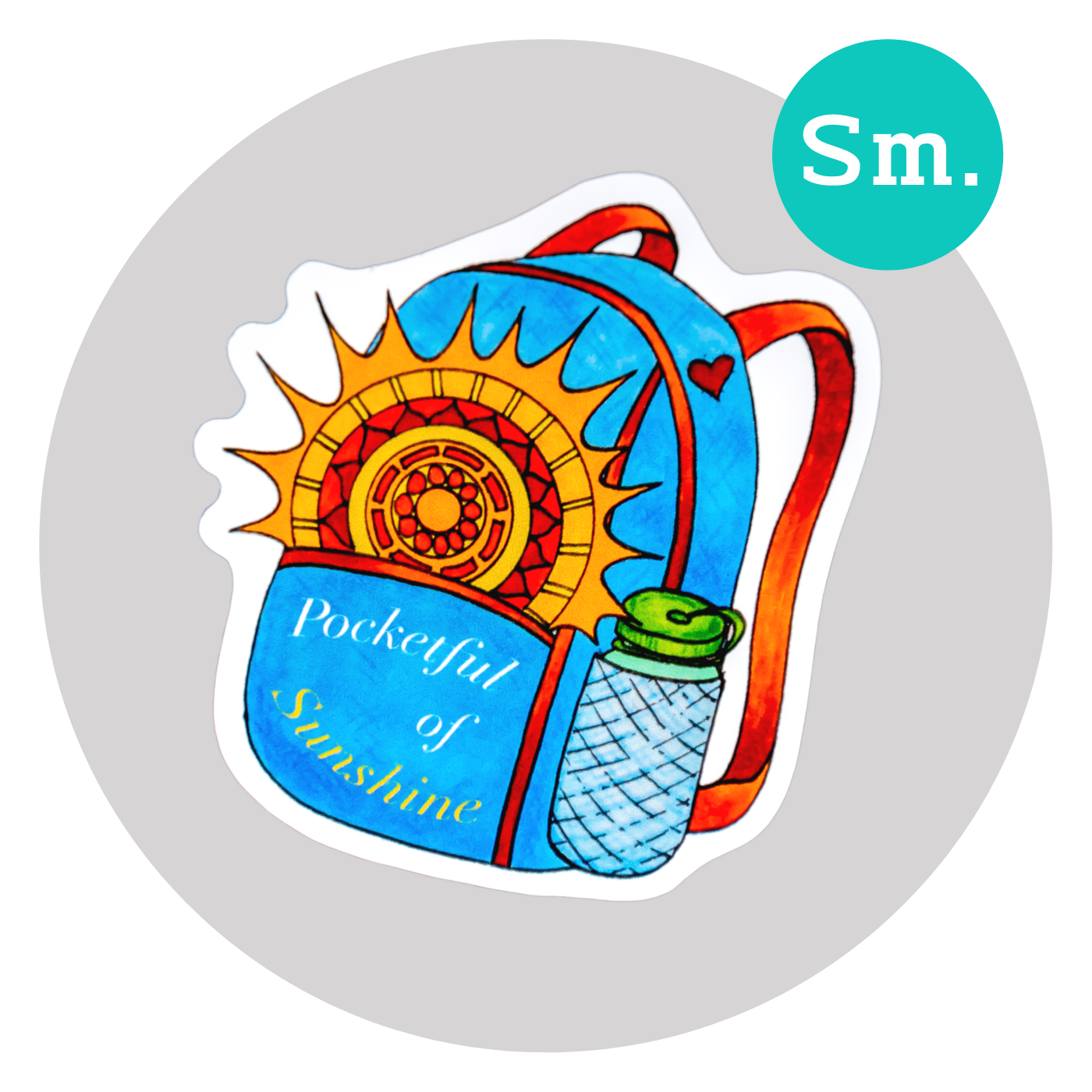 Pocketful of Sunshine Sticker  ⌲ Small 2.25"x2.25"