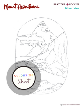 E-book: Colouring Book Play the Canadian Rockies ⌲ Printable