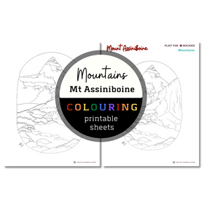 Set of 13 Mountains Colouring Sheets ⌲ Printable