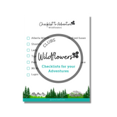 Checklist to Adventure: Wildflowers - Clubs ⌲ Printable