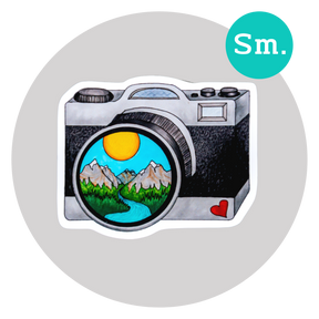 Love Photography Sticker  ⌲ Small 2.5"x2"