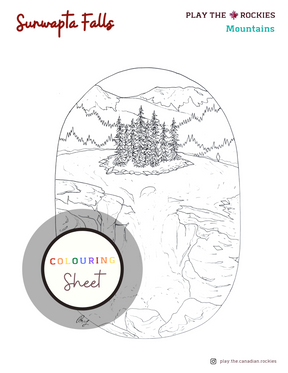 E-book: Colouring Book Play the Canadian Rockies ⌲ Printable