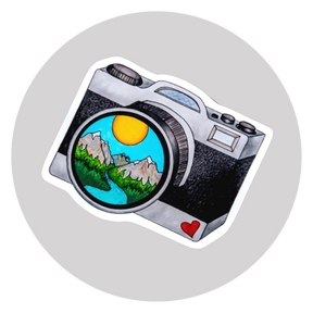 Love Photography Sticker  ⌲ Small 2.5"x2"