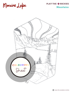 E-book: Colouring Book Play the Canadian Rockies ⌲ Printable