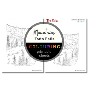 Set of 13 Mountains Colouring Sheets ⌲ Printable