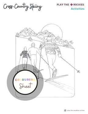 E-book: Colouring Book Play the Canadian Rockies ⌲ Printable