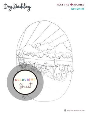 E-book: Colouring Book Play the Canadian Rockies ⌲ Printable