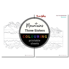 Set of 13 Mountains Colouring Sheets ⌲ Printable