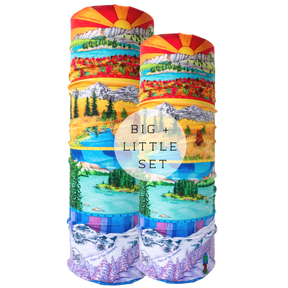 Set of 2: Junior + Adult Rainbow Rockies Panorama Buff ⌲ LIMITED EDITION