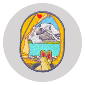 Love Camping Patch: Berg Lake