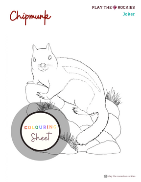 E-book: Colouring Book Play the Canadian Rockies ⌲ Printable