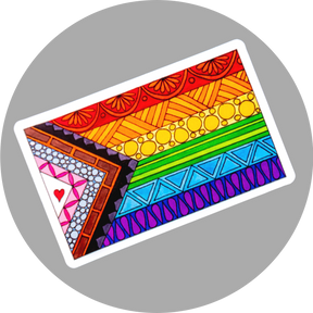 Pride Sticker ⌲ Medium 2.5"x4"
