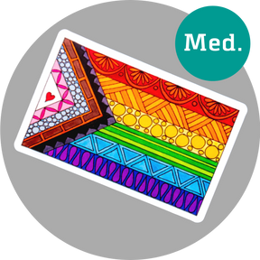 Pride Sticker ⌲ Medium 2.5"x4"