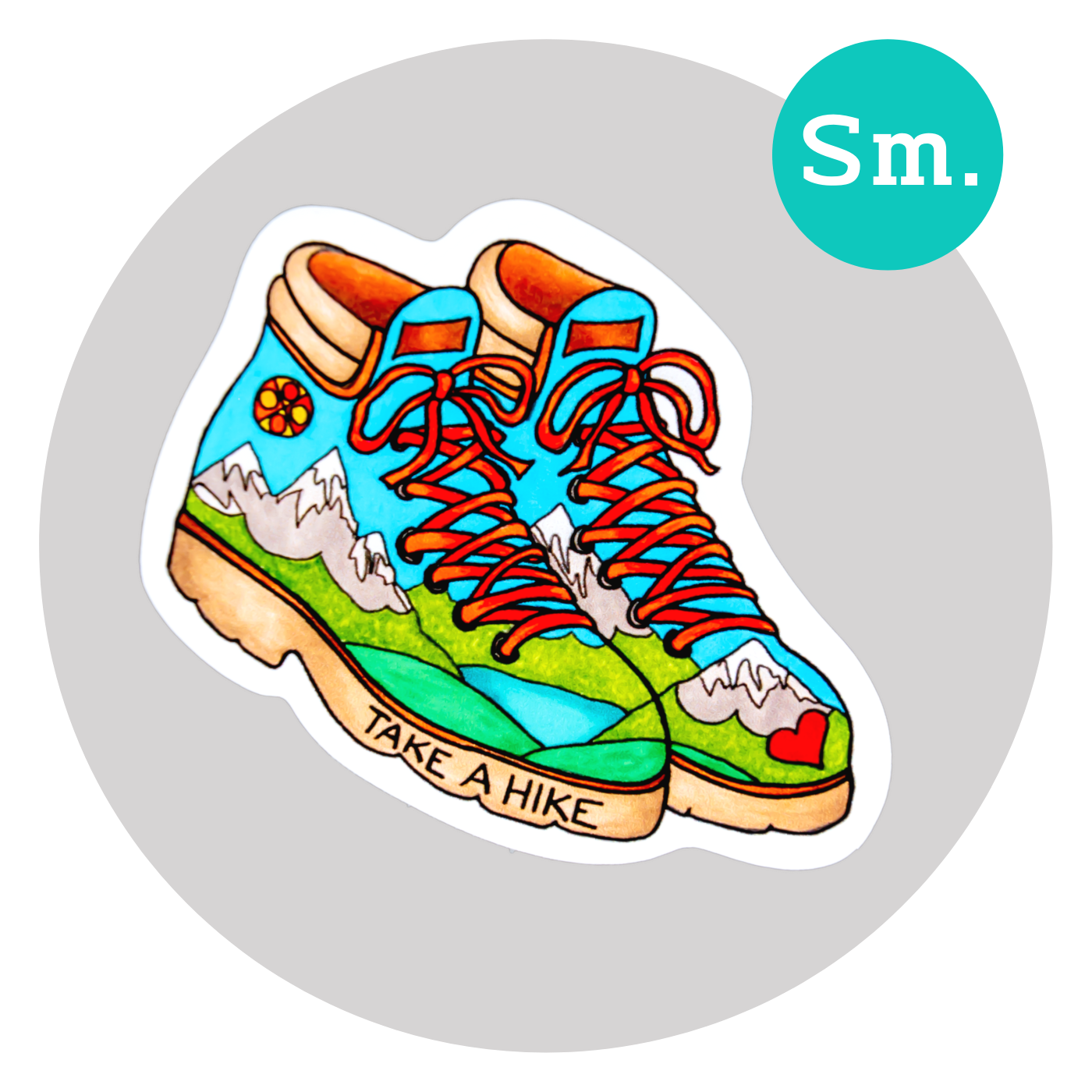 Take A Hike Sticker ⌲ Small 2.5"x2"