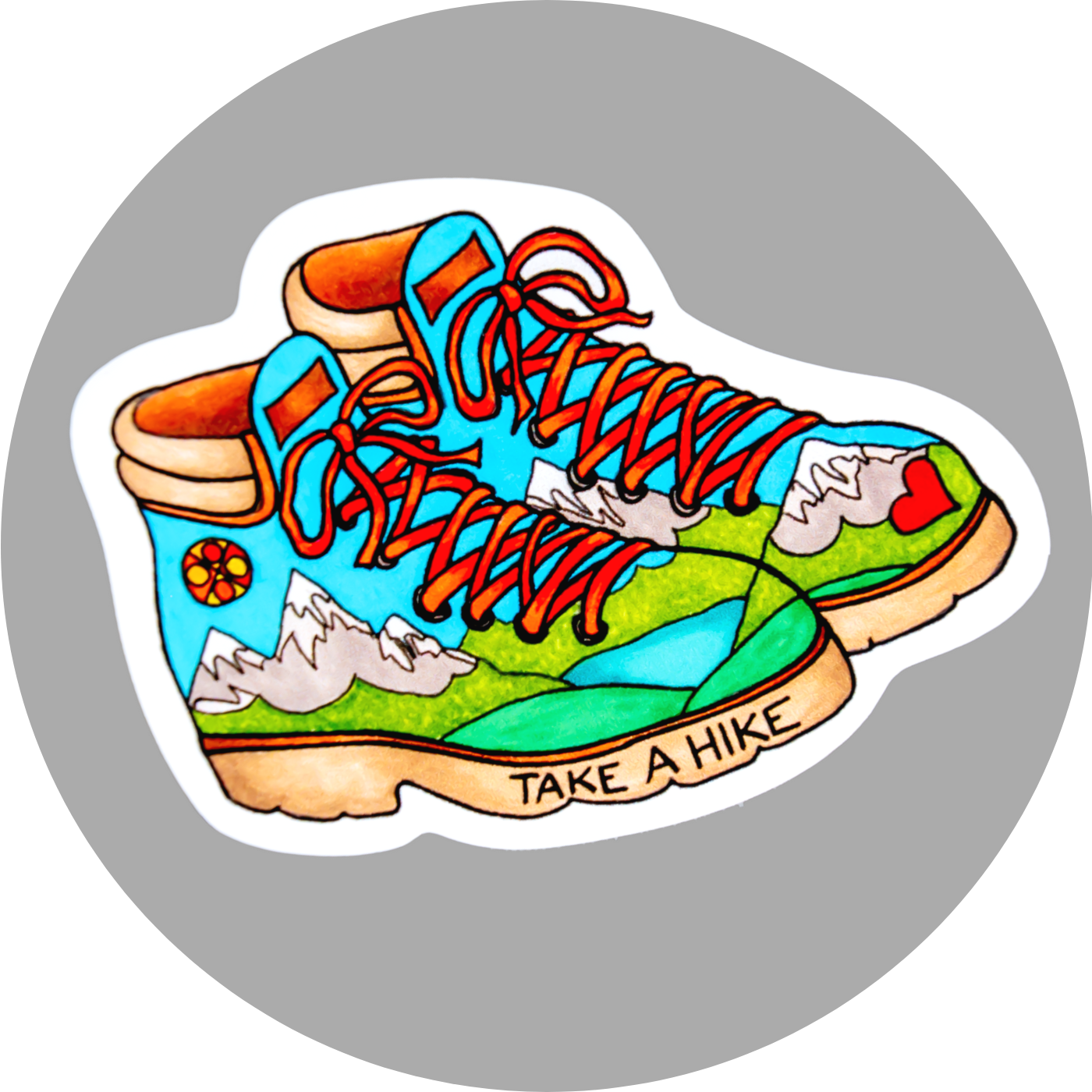 Take a Hike Sticker ⌲ Medium 4.25"x3.75"