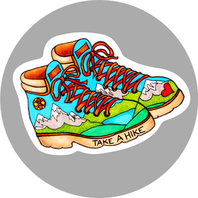 Take a Hike Sticker ⌲ Medium 4.25"x3.75"