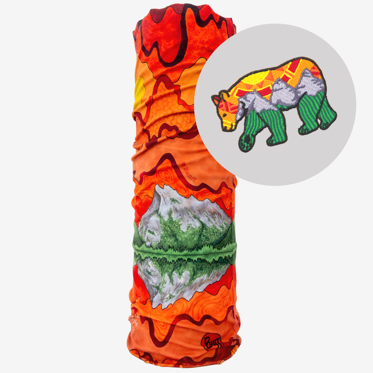 Sunset Set: Banff Buff + Three Sisters Bear Patch ⌲ LIMITED EDITION