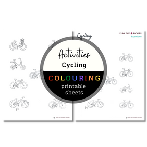 Set of 13 Activities Colouring Sheets ⌲ Printable