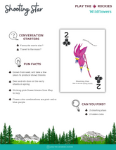 2 Shooting Star - Wildflowers - Information Sheet