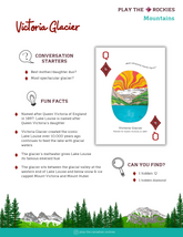 12 Queen - Victoria Glacier - Mountains - Information Sheet