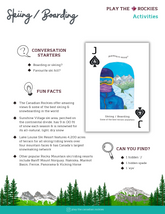 11 Jack - Skiing / Boarding - Activities - Information Sheet