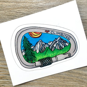 Love Climbing Sticker ⌲ Small 2"x2"