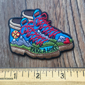 Hiking Boots Patch: Take A Hike
