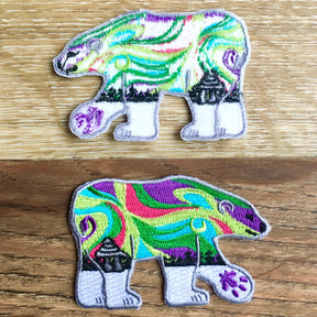 Polar Bear Patch: Northern Lights