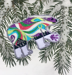 Aurora Polar Bear Patch: Glow in the Dark  ⌲ LIMITED EDITION