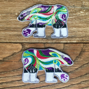 Aurora Polar Bear Patch: Glow in the Dark  ⌲ LIMITED EDITION