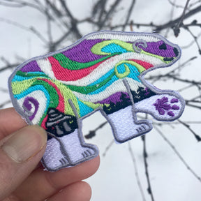 Aurora Polar Bear Patch: Glow in the Dark  ⌲ LIMITED EDITION