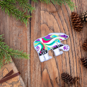 Aurora Polar Bear Patch: Glow in the Dark  ⌲ LIMITED EDITION
