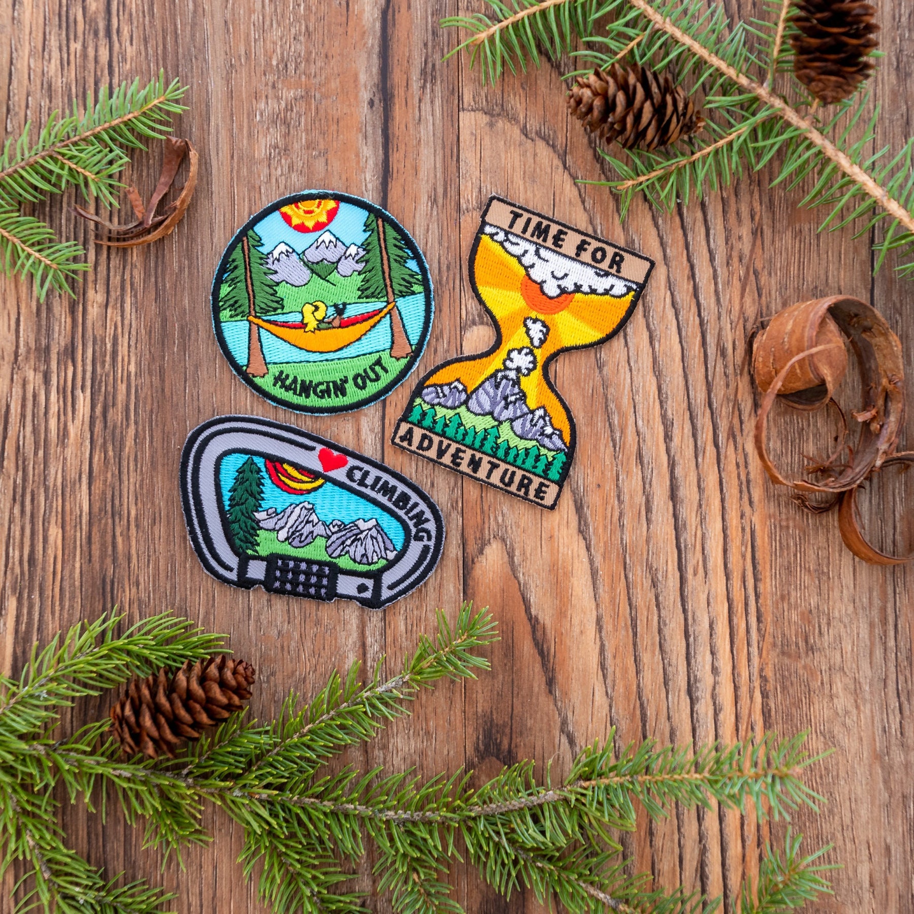 Set of 3: Love Adventure Patches