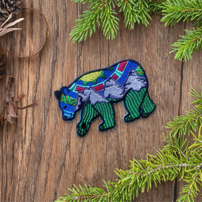 Set of 3: Three Sisters Bear Patches - Orange, Blue, Aurora  ⌲ LIMITED EDITION