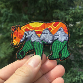 Three Sisters Bear Patch: Orange Sky